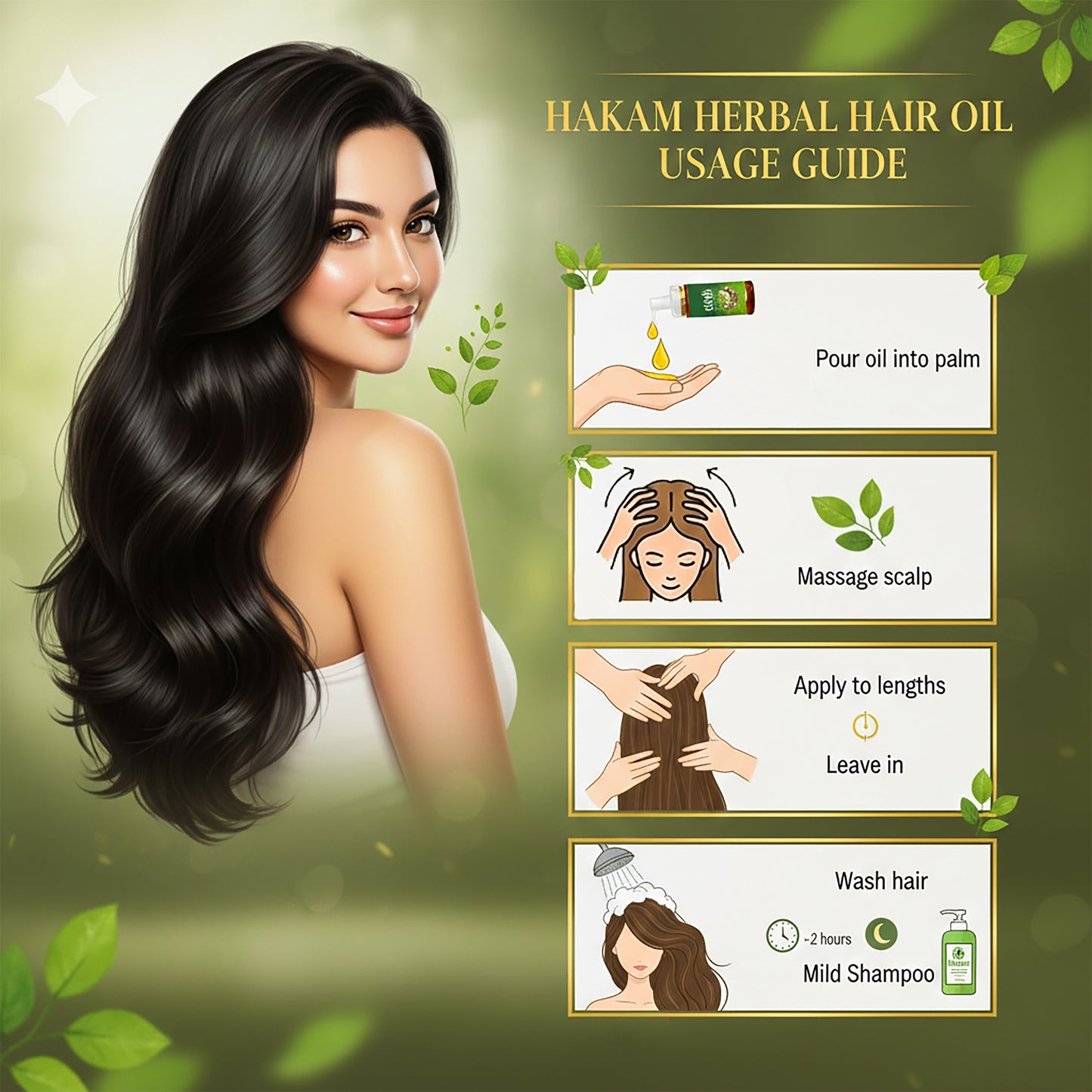Stop Hair Fall in 7 Days – 100% Herbal Formula 🌿 Stronger Roots | Thicker Hair | Visible Results