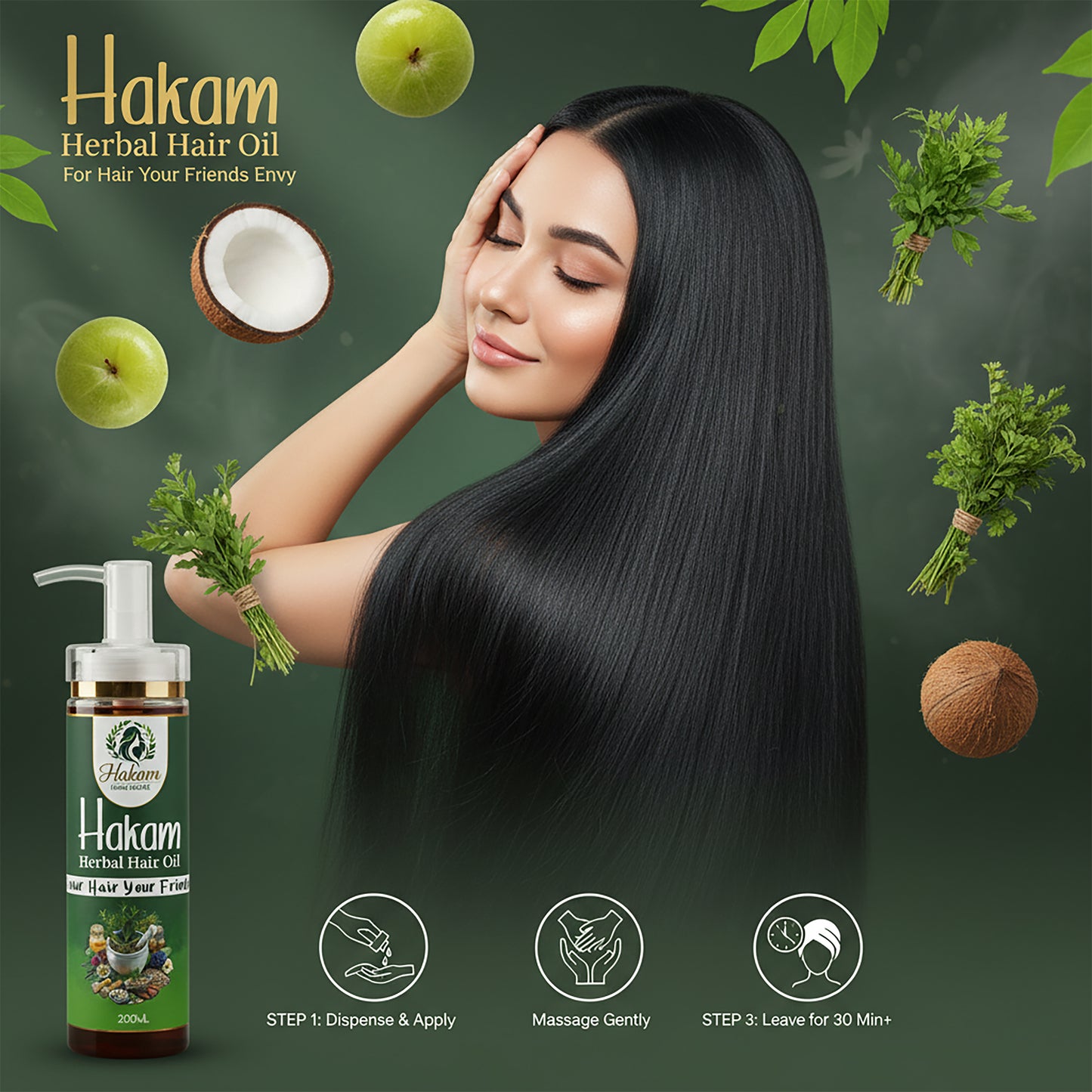 Stop Hair Fall in 7 Days – 100% Herbal Formula 🌿 Stronger Roots | Thicker Hair | Visible Results