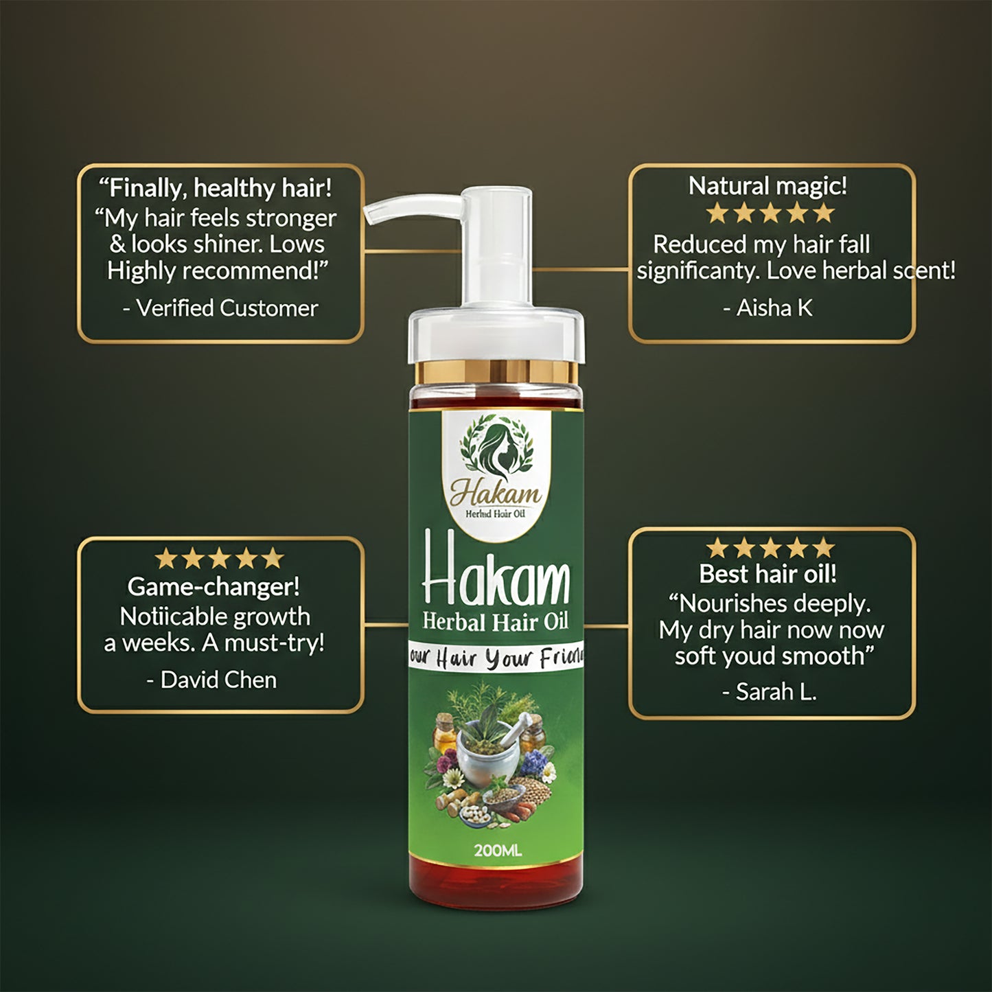 Stop Hair Fall in 7 Days – 100% Herbal Formula 🌿 Stronger Roots | Thicker Hair | Visible Results